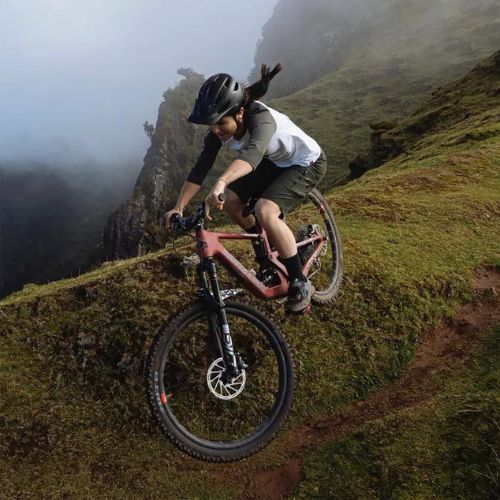 Scarpe da ciclismo MTB da donna adidas FIVE TEN Trailcross Clip In core black/grey three/red