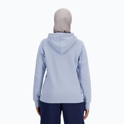 Felpa con cappuccio New Balance Core Fleece Donna, viola chiaro