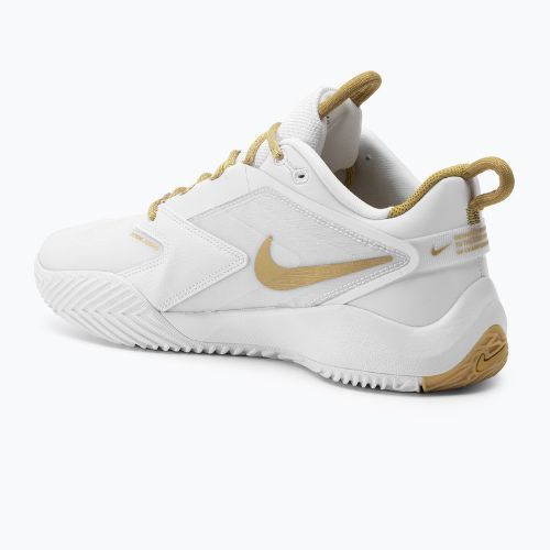 Nike Zoom Hyperace 3 pallavolo scarpe bianco/mtlc oro-photon polvere