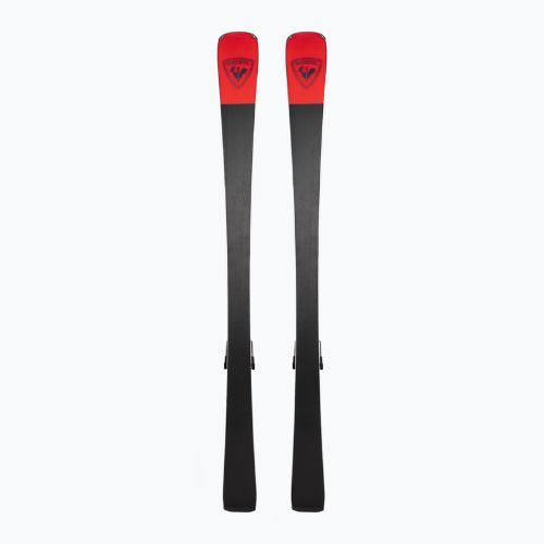 Sci da discesa femminile Rossignol Nova 14 K + attacchi NX12 nero opaco/nero metallizzato