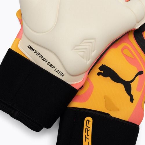 Guanti da portiere PUMA Ultra Ultimate Hybrid sunset glow/sun stream/puma black
