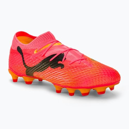 PUMA Future 7 PRO+ FG/AG sunset glow/puma nero/sun stream scarpe da calcio