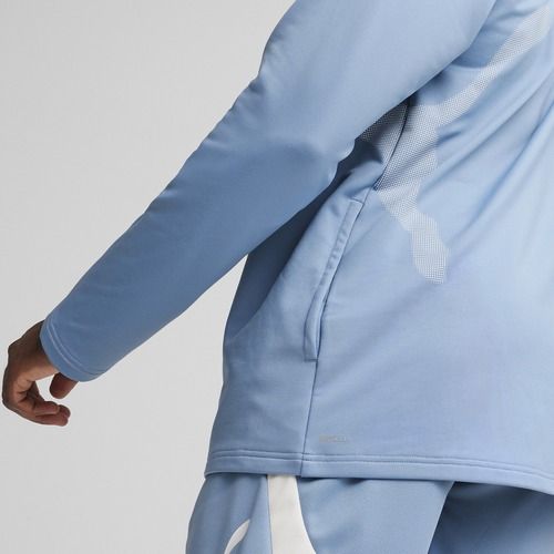 Felpa da allenamento da uomo PUMA Train All Day Big Cat Hoodie zen blue