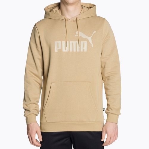 Felpa da uomo PUMA Essentials Big Logo Hoodie FL prairie tan