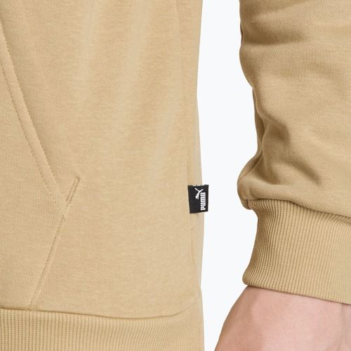 Felpa da uomo PUMA Essentials Big Logo Hoodie FL prairie tan