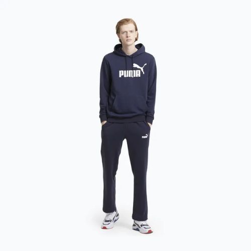 Felpa da uomo con cappuccio PUMA Essentials Big Logo TR peacoat