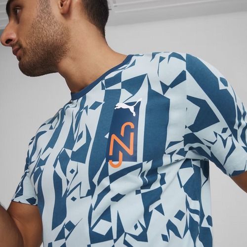 PUMA Neymar Jr Creativity Logo Football Tee Uomo oceano tropicale/turchese surf