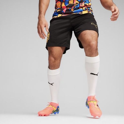 PUMA Neymar Jr pantaloncini da calcio da uomo puma nero / sunset glow