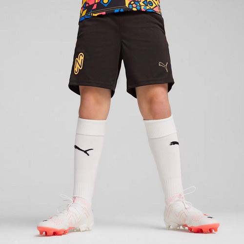 PUMA Neymar Jr pantaloncini da calcio per bambini puma nero/tramonto