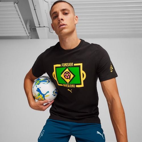 Maglia da calcio da uomo PUMA Neymar Jr Tee puma nero