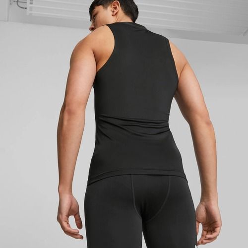 Canotta basket uomo PUMA Hoops Team Slvs Baselayer puma nero