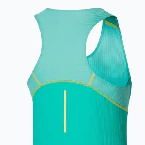 Canotta running donna Mizuno Aero Tank blu turchese