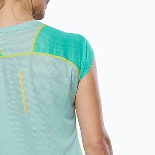 Maglietta da corsa da donna Mizuno Aero Tee blu uovo