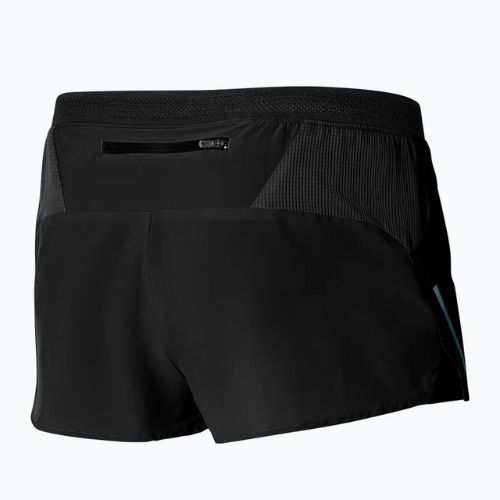 Pantaloncini da corsa da uomo Mizuno Aero Split 1.5 nero