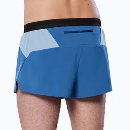 Pantaloncini da corsa da uomo Mizuno Aero Split 1.5 federal blu