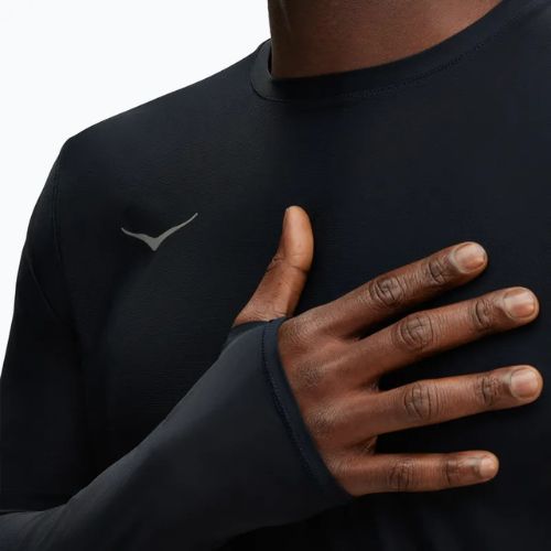 HOKA Airolite Run a maniche lunghe da uomo, nero