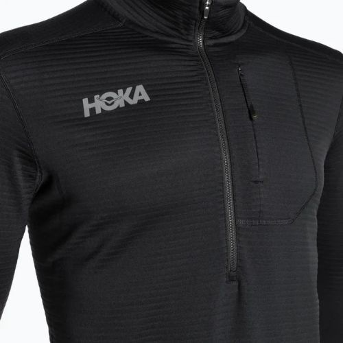 Felpa running da uomo HOKA 1/2 Zip nero