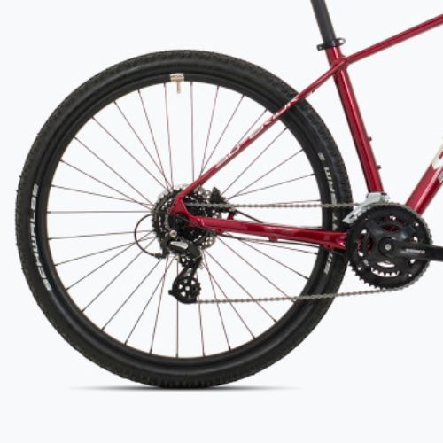 Superior XC 819 rosso scuro lucido/argento mountain bike