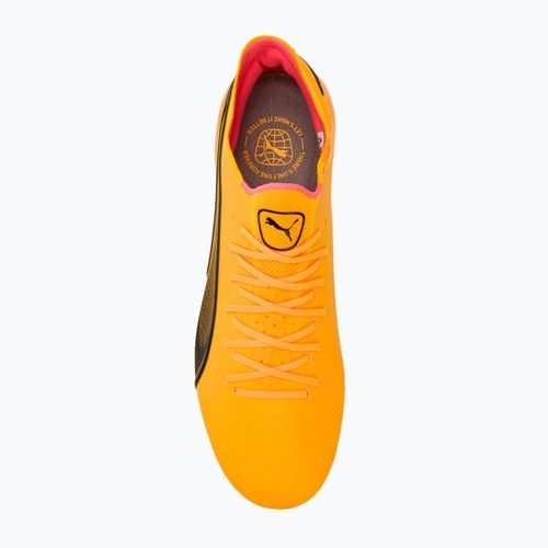 PUMA King Ultimate Fg/Ag sun stream/puma nero/sunset glow scarpe da calcio