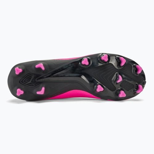 Scarpe da calcio PUMA Ultra Pro FG/AG Jr rosa velenoso/puma bianco/puma nero per bambini
