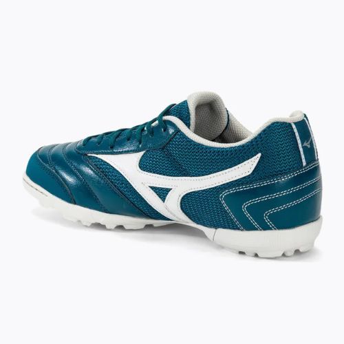 Scarpe da calcio per bambini Mizuno MRL Sala Club TF Jr blu marino/bianco