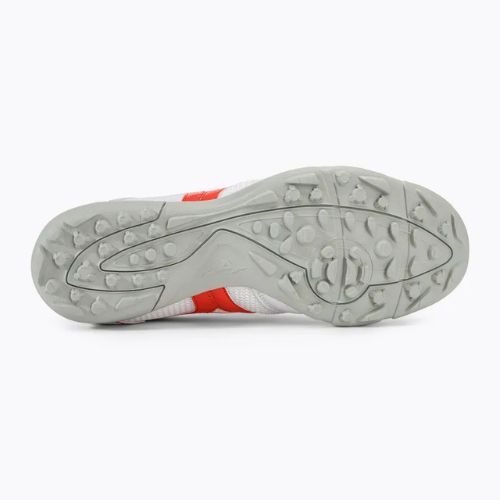 Scarpe da calcio per bambini Mizuno MRL Sala Club TF Jr bianco/rosso radiante