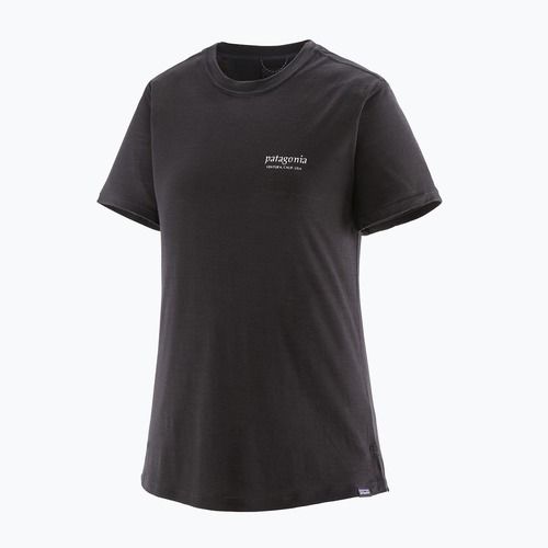 Camicia grafica da donna Patagonia Cap Cool Merino Blend heritage header/nero