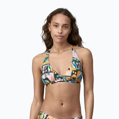 Patagonia Bottom Turn Swimsuit Top sland seedling / milkweed mauve