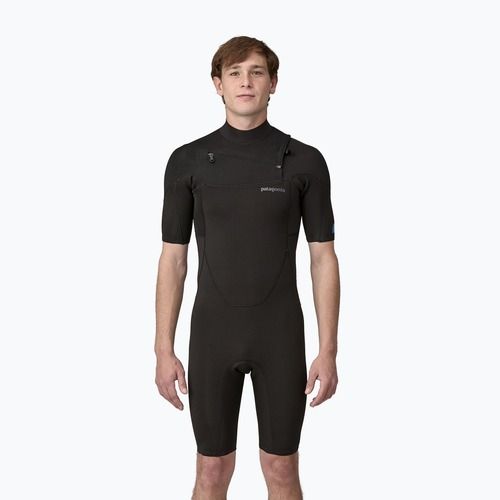 Tuta da nuoto Patagonia Yulex Regulator Lite FZ Spring Foam Uomo Nero