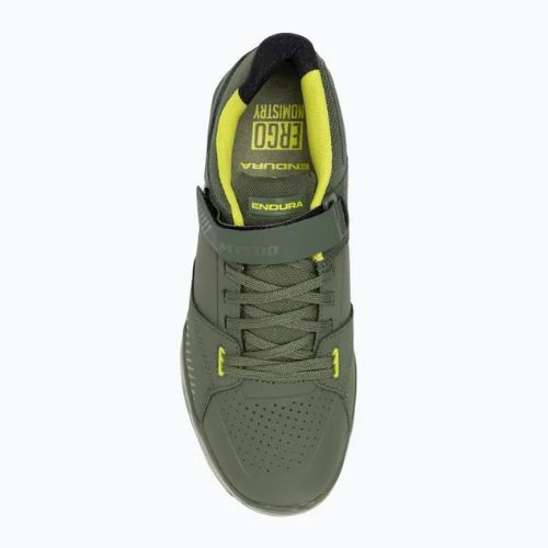 Scarpe da ciclismo MTB da uomo Endura MT500 Burner Clipless verde bosco