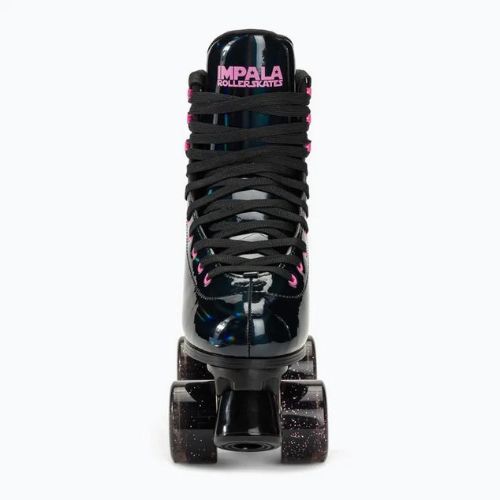 Pattini da donna IMPALA Quad Skate nero olografico