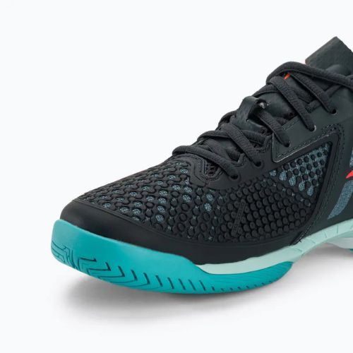 Scarpe da tennis da uomo Mizuno Wave Exceed Tour 5 AC blu collegiale/soleil/turchese manager