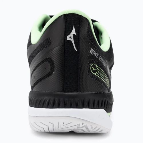 Scarpe da tennis da uomo Mizuno Wave Exceed Tour 5 AC nero/argento/verde techno