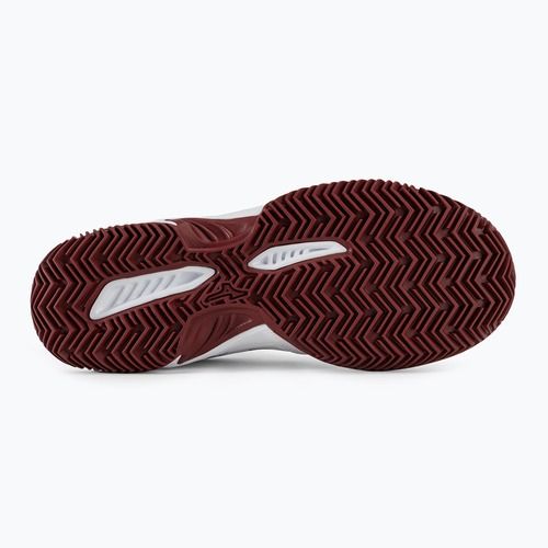 Scarpe da tennis da donna Mizuno Break Shot 4 CC bianco/cabernet/papyrus