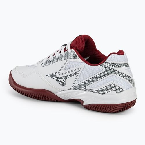 Scarpe da tennis da donna Mizuno Break Shot 4 CC bianco/cabernet/papyrus