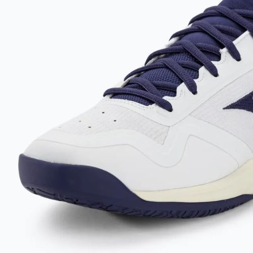 Scarpe da pallavolo da uomo Mizuno Wave Luminous 2 bianco/nastro blu/oro