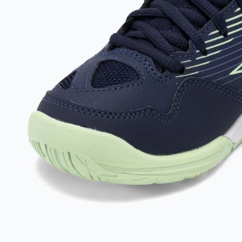 Scarpe da pallavolo Mizuno Cyclone Speed 4 Jr per bambini eblue/tech green/lolite