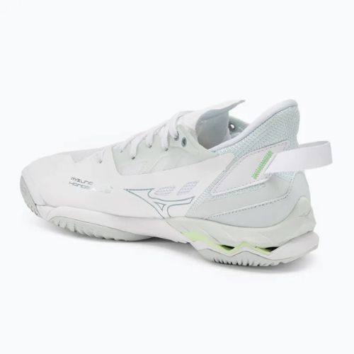 Scarpe da pallamano da donna Mizuno Wave Mirage 5 bianco/glacial ridge/patinagreen