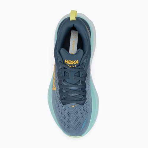 HOKA Bondi 8 scarpe da corsa da uomo in vero colore verde acqua/ombra