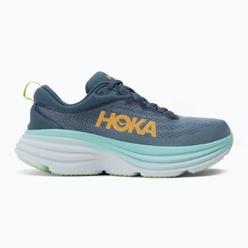 HOKA Bondi 8 scarpe da corsa da uomo in vero colore verde acqua/ombra