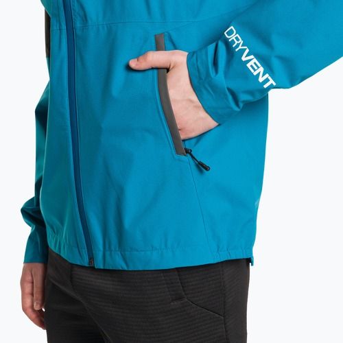 Giacca da pioggia da uomo The North Face Sheltered Creek 2,5 L blu adriatico/nero