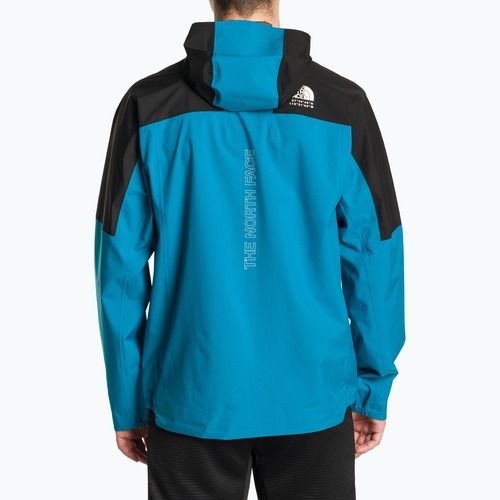 Giacca da pioggia da uomo The North Face Sheltered Creek 2,5 L blu adriatico/nero