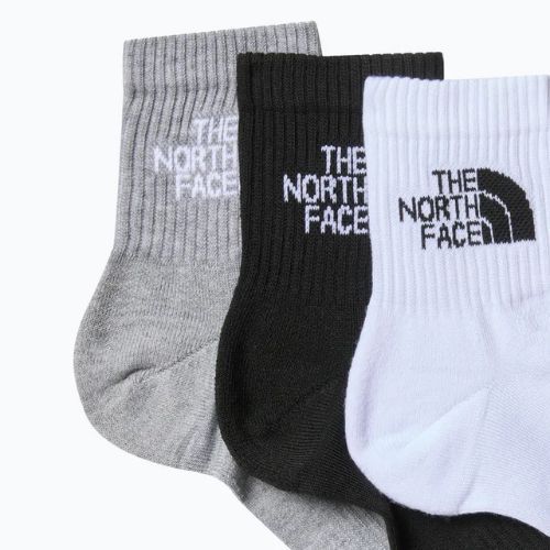 The North Face Multi Sport Cush Quarter Trekking Socks 3 paia nero assortito