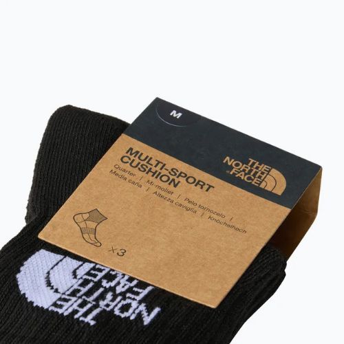 The North Face Multi Sport Cush Quarter Sock calzini da trekking 3 paia nero