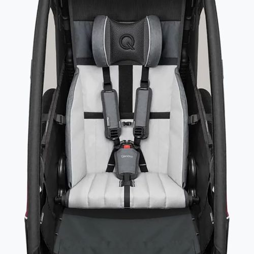 Rimorchio per bicicletta Qeridoo Sportrex 1 rosso cayenne