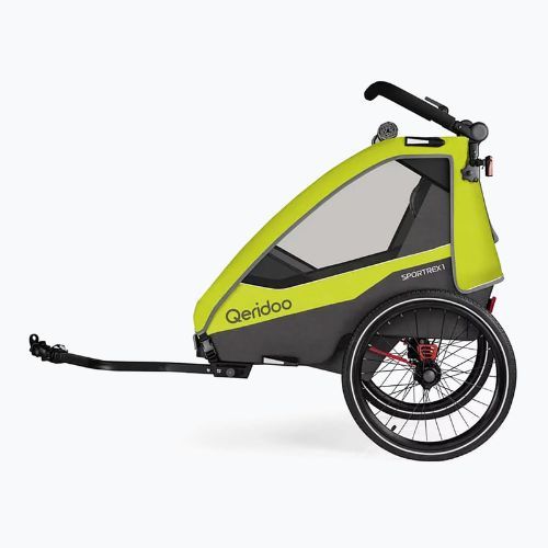 Rimorchio per bicicletta Qeridoo Sportrex 1 nuovo verde lime