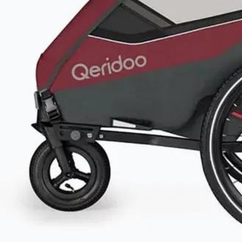 Rimorchio per bicicletta Qeridoo Sportrex 2 rosso cayenne