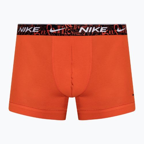 Uomo Nike Everyday Cotton Stretch Trunk boxer 3 paia rosso/blu acquario/verde stadio
