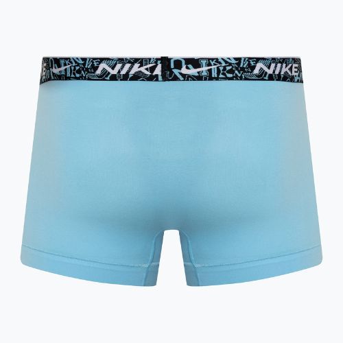 Uomo Nike Everyday Cotton Stretch Trunk boxer 3 paia rosso/blu acquario/verde stadio