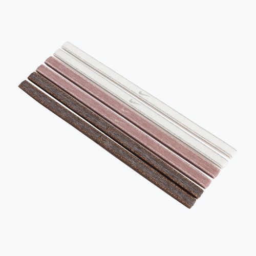 Fasce Nike Swoosh Sport Metallic 6 pezzi marrone/malva fumé/argento metallico